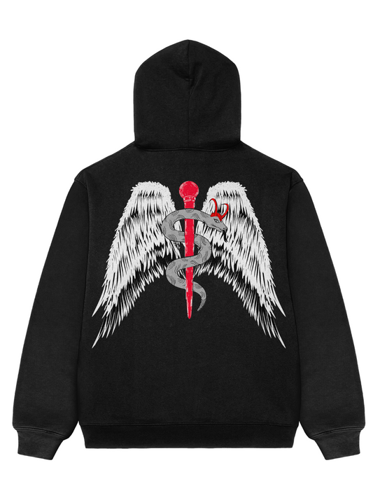 Good And Evil Black Hoodie