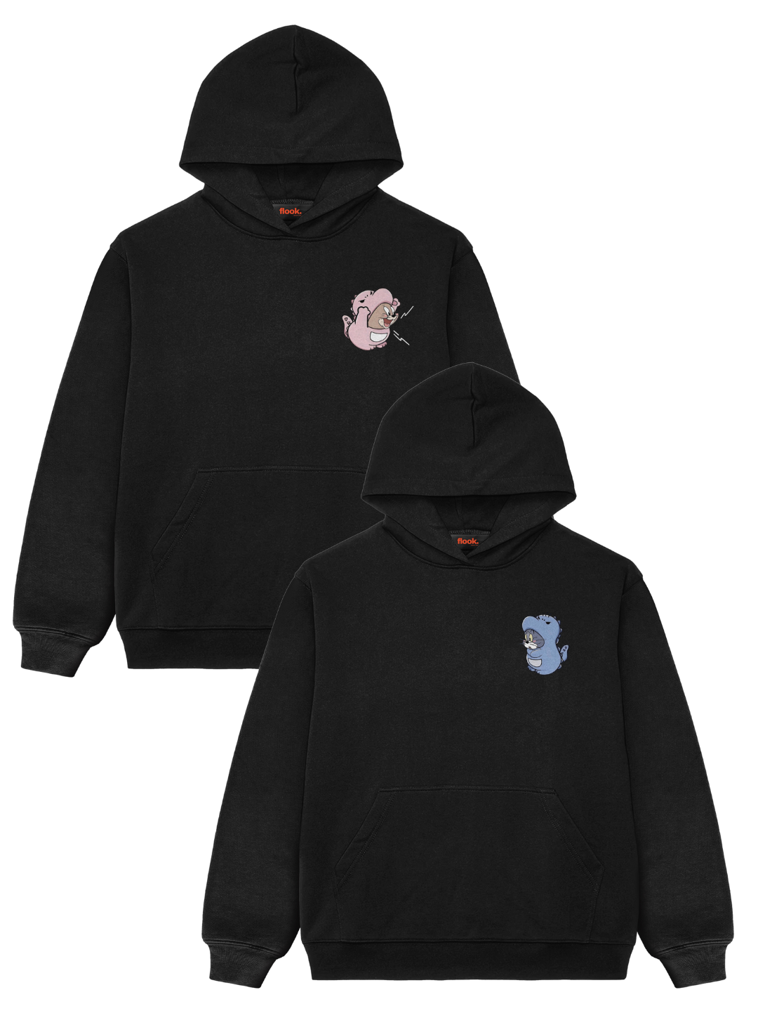 Cute Tom And Jerry Couple Hoodie