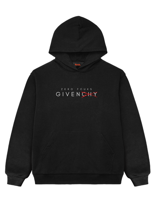 Zero Fcuks Given Black Hoodie