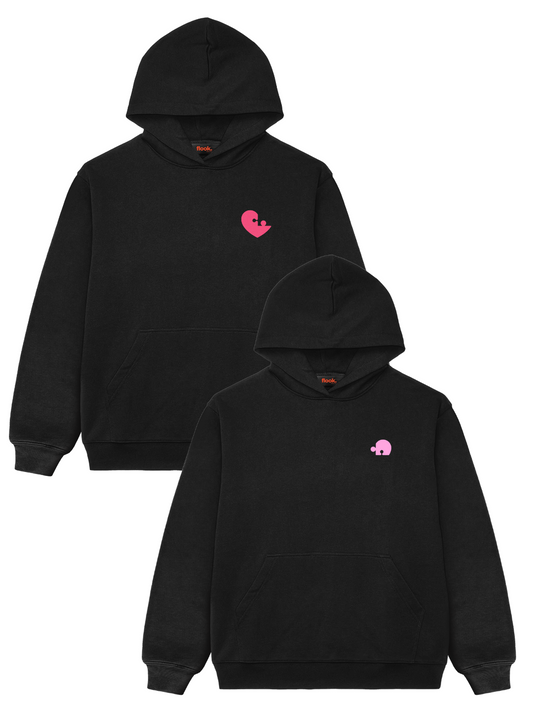 Heart Puzzle Couple Hoodies