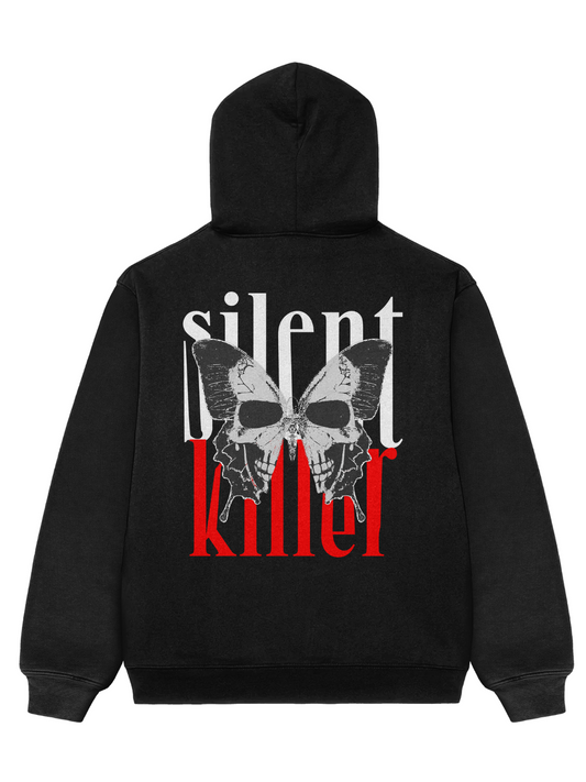 Silent Killer Black Hoodie